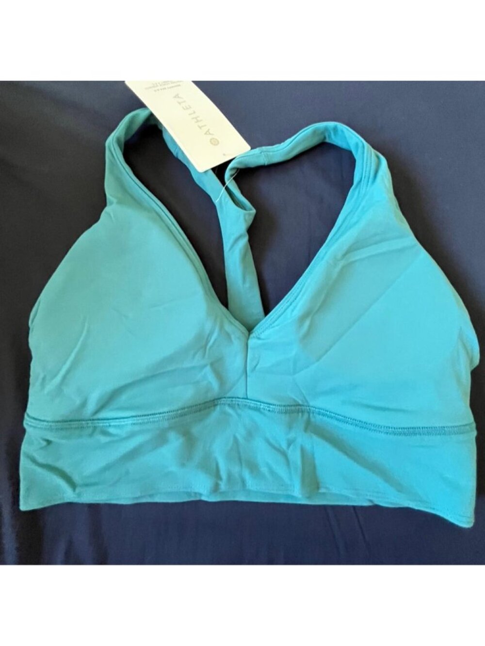 Athleta blue sports bra size S. #activewear #fitness #gym #yoga #sportsbra